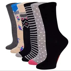 HOTSOX 6 Pairs Women’s Ski Crew Socks Gift Set